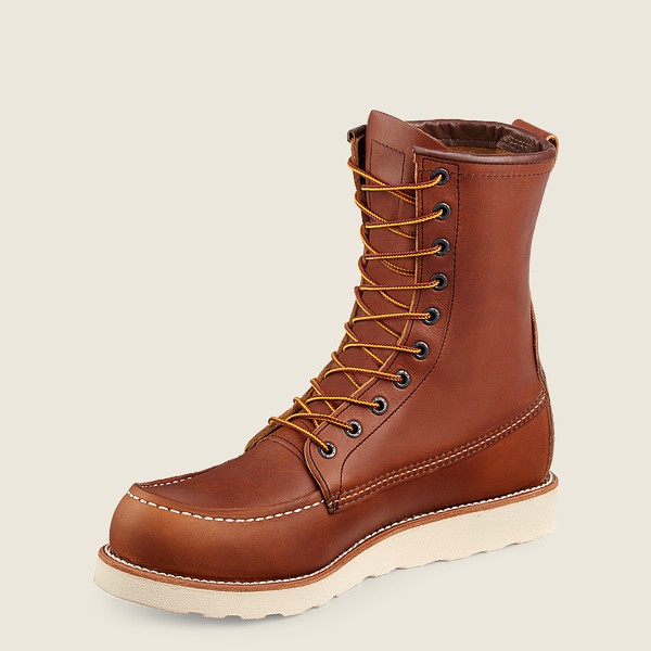 Bottes de Travail Red Wing - Traction Tred - 8-Inch Soft Toe - Marron - Homme 807WFKREA